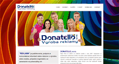 Desktop Screenshot of donatello.sk