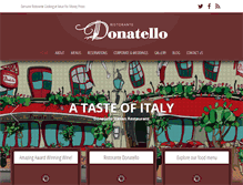 Tablet Screenshot of donatello.co.uk